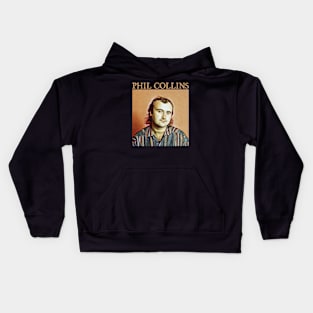 Phil Collins Retro 80s Kids Hoodie